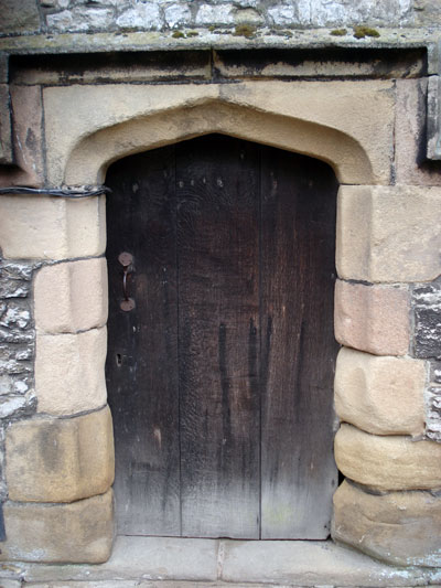Courtyard Door, Haddon Hall, Derbyshire