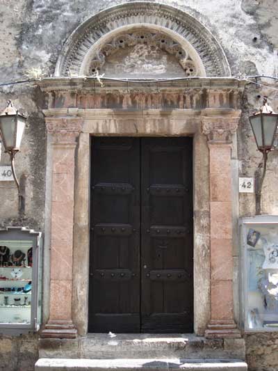 Black Sicilian Door
